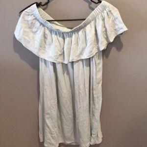 NWT Light blue off the shoulder dress